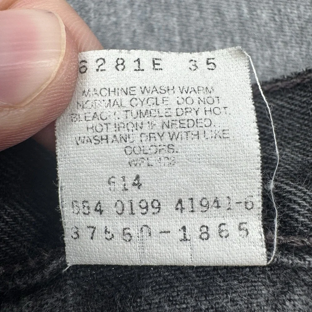 Levi's 550 Denim Shorts Men's 32 *Fit 30* Black 7